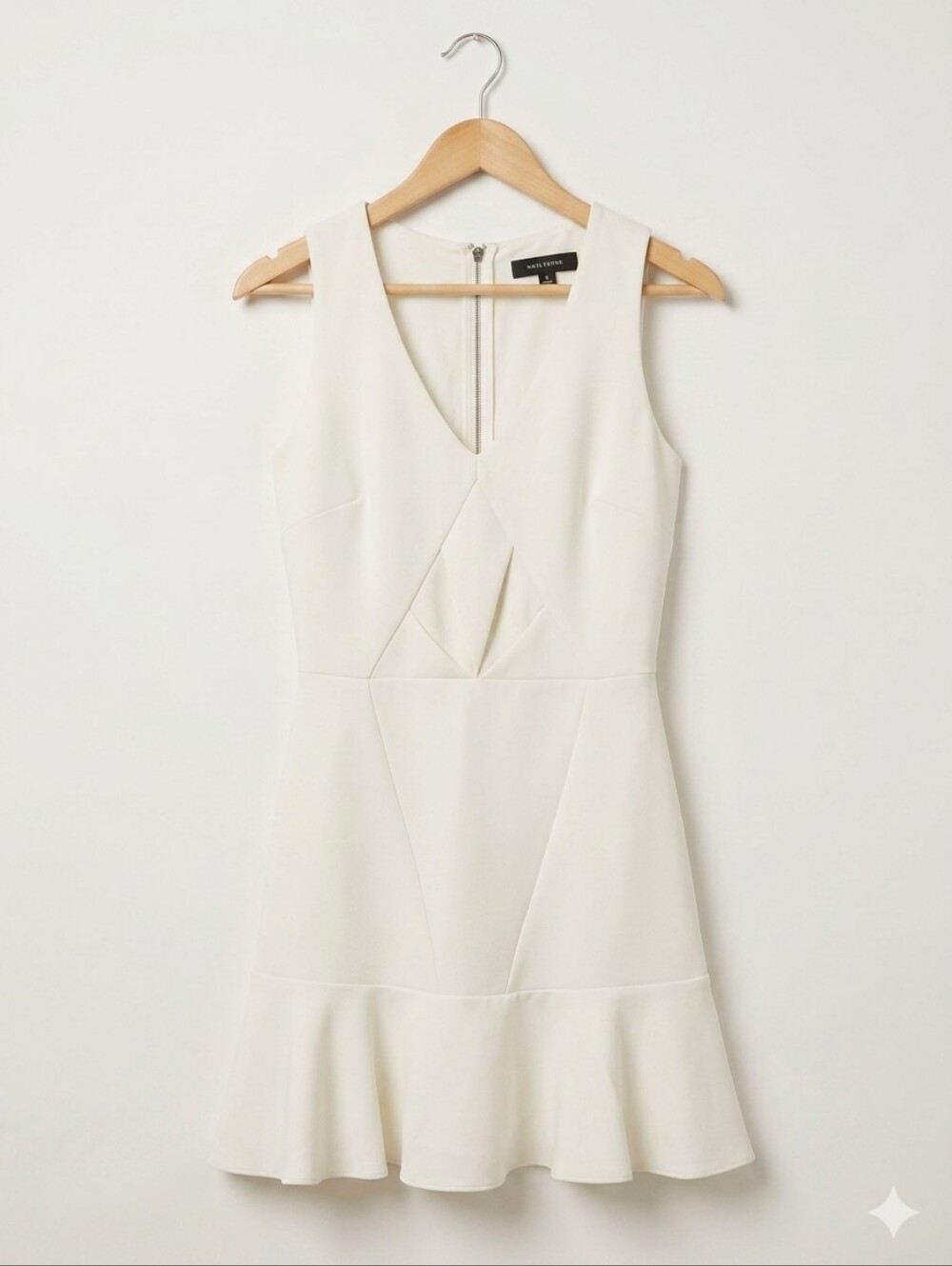 Aryn K Sugar High Ivory Dress Small